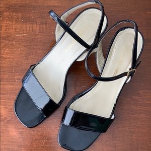 Roberto Capucci Black Patent Leathet Heels